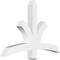Ekena Millwork Davenport Architectural Grade PVC Gable Bracket, 48"W x 32"H x 4"D x 4"F, 16/12 Pitch GBP048X32X0404DAV00 - alternate 1